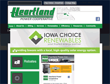Tablet Screenshot of heartlandpower.com